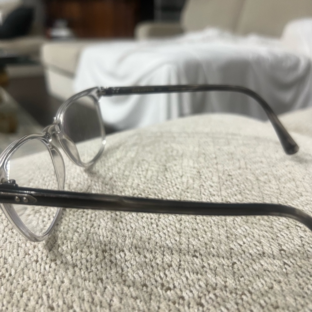 Seraphine  Gray Clear Eyewear Frame handmade in Japan - Picture 6 of 16